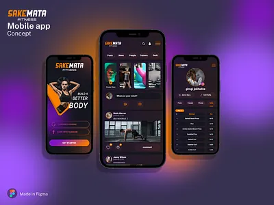 sakemata mobile app concept app design ui ux
