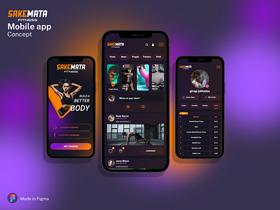 sakemata mobile app concept app design ui ux
