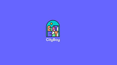 CITY BOY branding design icon illustration illustrator logo minimal vector