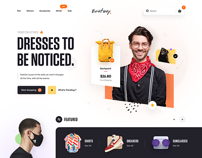Ecstasy - Web Graphic Design awesome beautiful best clean cool design digital graphic design interactive modern photo responsive typo ui visual web design