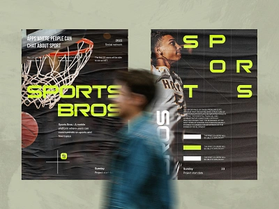 Sports Bros - Social Media Design | Instagram Post | Banner Ads ads basketball branding football google ads graphic design instagram logo minimal mockup pack post promotion sport stories typography