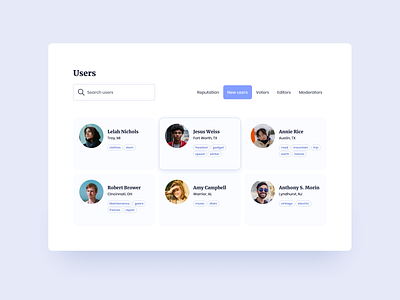 Users List UI Design card ui component free ui component free ui design list design list ui ui ui component ui design ui design daily user card users list ux ux design