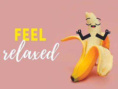 Chilling Banana design graphic design illustration