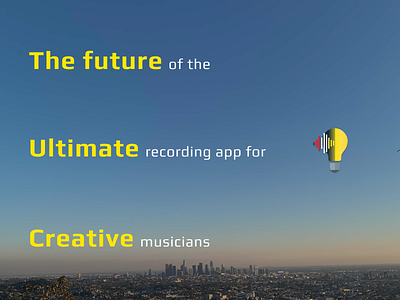 The future of the Light Bulb background branding flat future ig instagram ios la landscape los angeles mobile