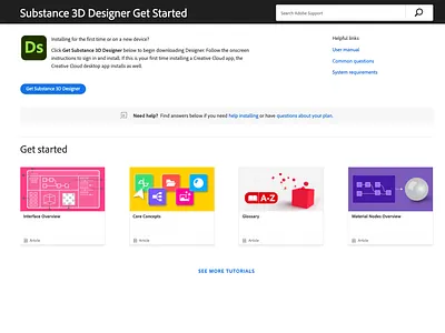 Thumbnail design for Adobe HelpX 3d thumbnails adobe graphic design graphics help thumbnail design tutorial page visual design