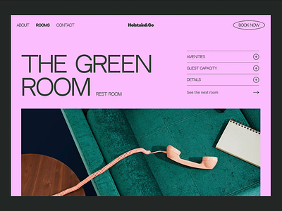 Holstain&Co animation brand identity design ui ui design ux web web design