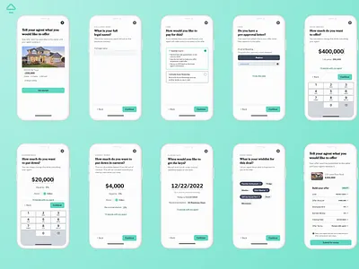 Homie Buyer Offer Start typography ui visual design