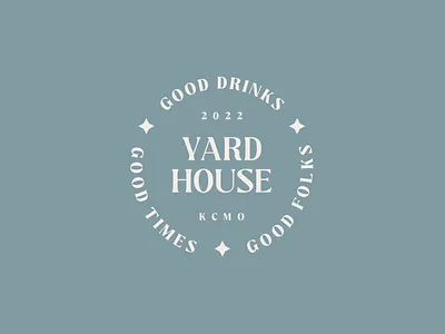 Yard House Circle Concept branding graphic design logo minimal typography vector yard house