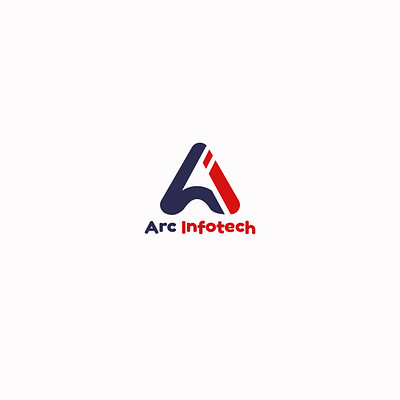 Arc Infotech | Logo Design graphic design illustrator logo