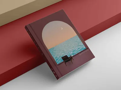 QUERENCIA BOOK COVER branding comfortable comfy cosy cover design design dream fantasy art graphic design illustration imagination logo peaceful photoshop poster querencia restful template