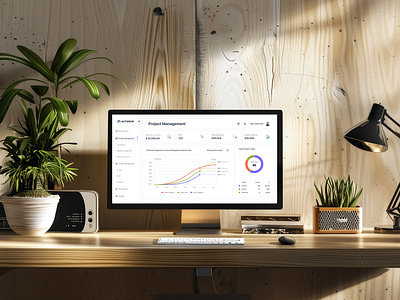 Autokon – Streamlining Construction Project Management dashboard desktop management dashboard ui ux