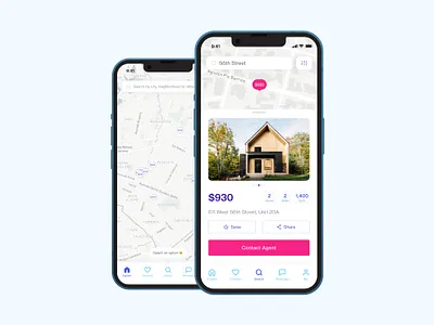 Apartment Hunting App Concept app concept product design ui ux ux design ux ui design