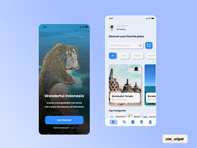 Travel Application Design mobile app travel ui ui design