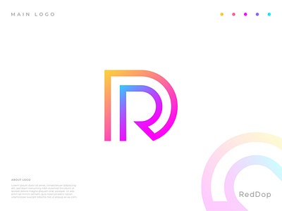 modern logo / letter logo / creative logo / gradient logo 3d brand identity branding d gradient graphic design icon letter logo logodesign logotype modern monogram nft r sign symbol token ui wave