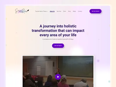 SozyRoss Landing Page Concept landing page landing page design mockup design ui uiux ux website design