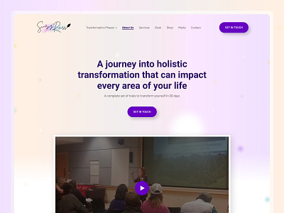 SozyRoss Landing Page Concept landing page landing page design mockup design ui uiux ux website design