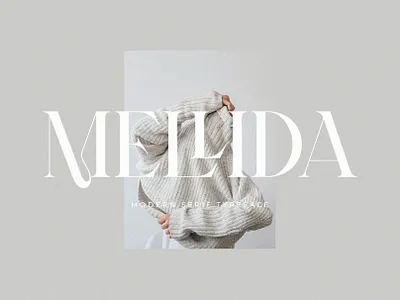 Mellida || Modern Serif Font display font font typeface