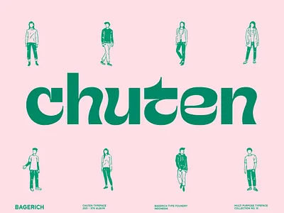 Chuten Typeface branding design display font font fonts graphic design illustration lettering logo logo designs minimalist modern type typeface typography ui