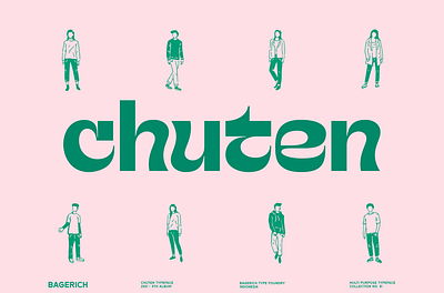 Chuten Typeface branding design display font font fonts graphic design illustration lettering logo logo designs minimalist modern type typeface typography ui