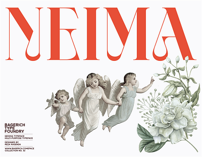 Neima Typeface bagerich type branding design display font font fonts illustration lettering logo logo designs minimalist modern type type foundry typeface typography ui