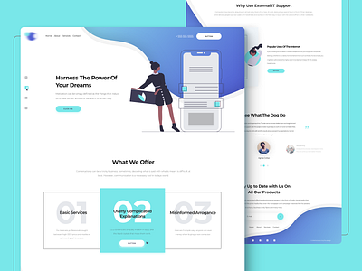 Basic "B" Startup design desktop illustration interface landing page mockup sketch startup ui web web design website