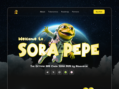 Meme Coin Website landing page meme meme coin meme coin website meme landing page meme website sora pepe