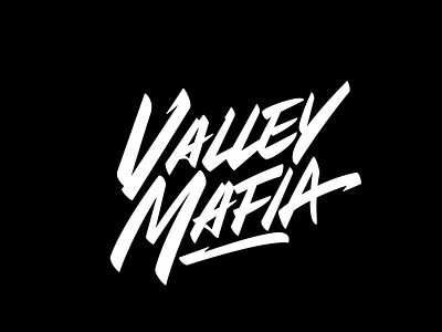 Valley Mafia calligraphy font lettering logo logotype typography