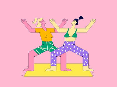 DTIYS @karo_oh 2d art adobe illustrator behance character character design character illustration design dribbble flat character design illustration illustrator procreate vector vector art vector character design vector illustration vector yoga yoga illustration yoga pose yoga vector