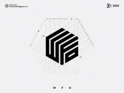 WFO monogram logo initial