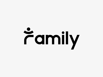 Family Logo abstract logo brand identity branding brandmark custom logo design custom typography design f logo family logo graphic identity identity designer illustration logo logo design logo designer logo mark logotype mark symbol