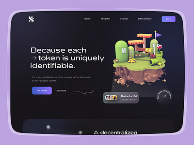 NFT website | exploration 3d animation branding cepto creative crypto design digital illustration items logo minimal motion graphics nft non fungible token product token ui ux website