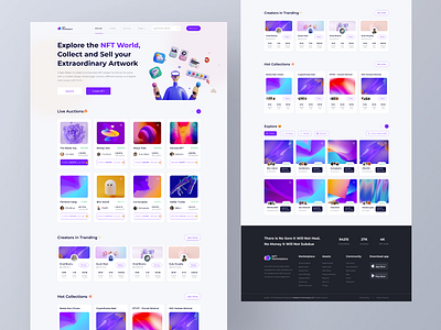 Madbrains NFT Marketplace 2022 animation branding cyrpto design illustration landing page nft typography