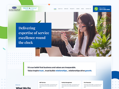 GECO M&E Mechanical & Electrical Ltd. (Homepage) branding clean corporate creative design electrical flat homepage landing page mechanical minimal minimalist mordern template trending typography uiux web design website