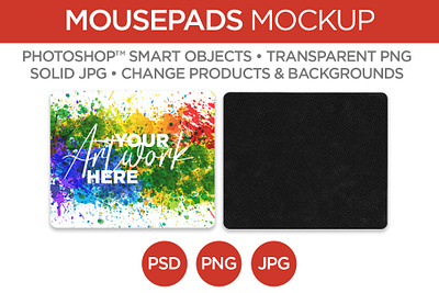 Mousepad Mockup & Template mark anthony media