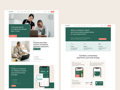 Crezco Web Design brand design branding design finance financial service fintech graphic design identity design interface logo marketing payments ui user experience ux ux design web design web marketing web page website
