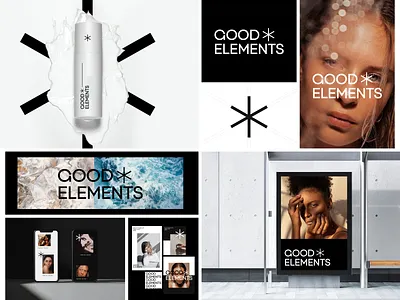GOOD ELEMENTS LOGO/BRANDING abstract adobe beauty brand design brand identity branding branding and identity clean design fashion graphic design illustration logo logotype mark minimal package simple strong ui