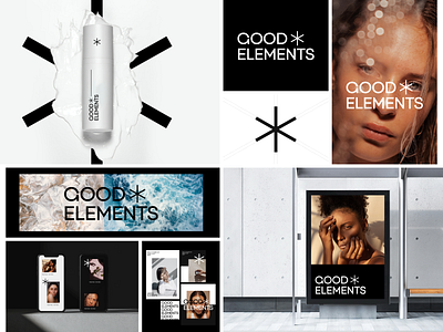 GOOD ELEMENTS LOGO/BRANDING abstract adobe beauty brand design brand identity branding branding and identity clean design fashion graphic design illustration logo logotype mark minimal package simple strong ui