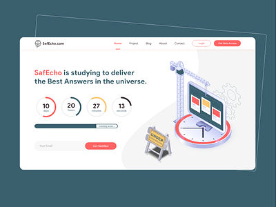 Under Construction UI UX Designing branding design graphic design graphics illustration landing page logo ui ui ux under construction upcoming webdesign website concept website design