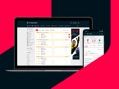 Flashscore - new era is here app branding design livescore livesport logo rebranding redesign results sport sport results sports ui ui kit user interface ux website