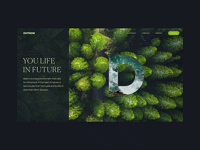 DoItNow concept design barabaka clean concept design landing motion nature ui video