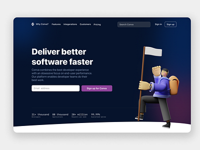 Landing page landing page ui ux