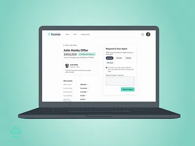 Homie Offer Detail Page composition layout ui