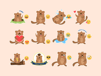 Telegram Sticker Pack Groundhog Timko III 2 february animal cartoon character groundhog groundhog day holiday illustration karazin nature spring sticker sticker pack telegram telegram sticker timko ukraine usa vector winter