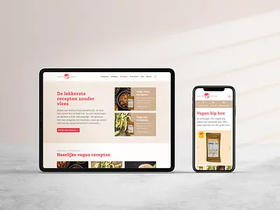 UX/UI design for website meat substitute brand branding design graphic design ui design ux design web design