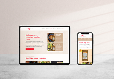 UX/UI design for website meat substitute brand branding design graphic design ui design ux design web design