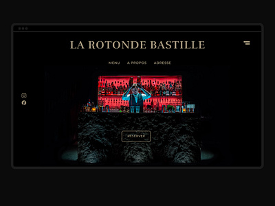 La Rotonde UI & UX bar france paris photograph ui uiux ux visual web webdesign