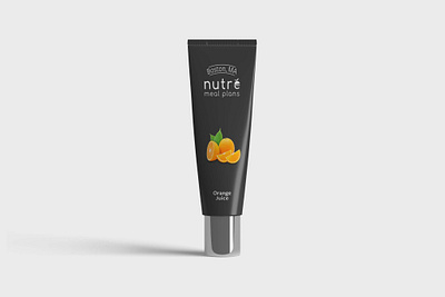 Lemon Tube Mockup branding design illustration lemon logo mockup tube typography ui vector