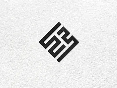 M+W monogram art branding clean design flat graphic design logo