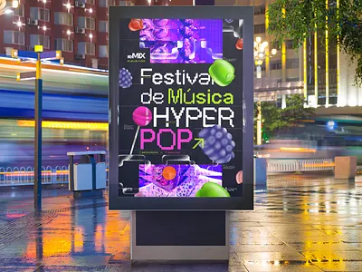 reMIX Festival - Hyperpop Music Festival. 3d illustration branding branding design design art digital illustration graphic design illustration illustration design poster poster design urban design