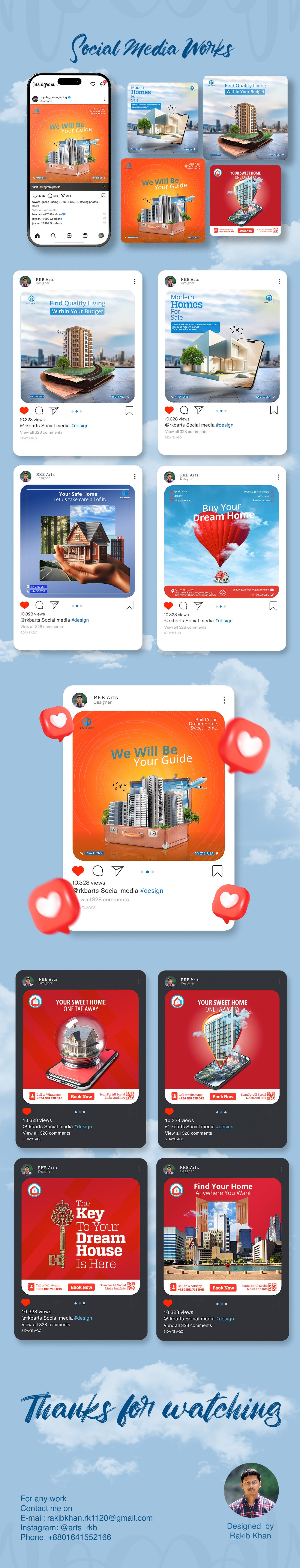 Real Estate | Social Media Design branding design graphic design